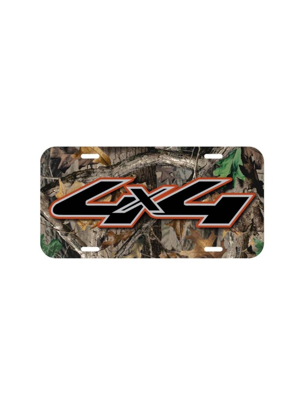 NEW 4x4 CAMOUFLAGE Camo Aluminum License Plate Truck CAR SUV